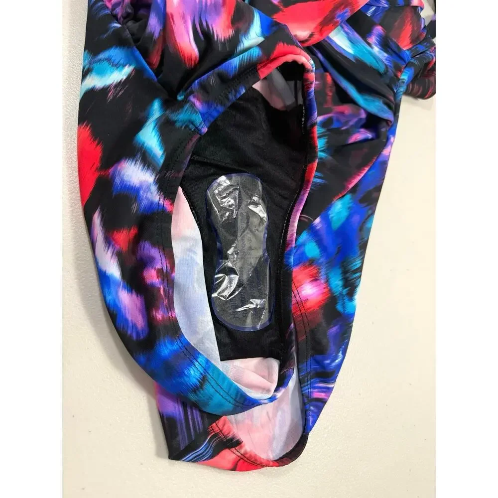 Miraclesuit Fuego Flora Revele Printed Underwire One-Piece Swimsuit US 12 NWOT
